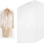 10 Pcs Garment Bags 60 x 120 cm Plastic Garment Bags Dry Cleaner Bags Plastic Clear Garment Bags For Hanging Clothes Garment Covers for Dry Cleanerhome Storage Travel - Image 2