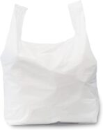 100 Pack - Jumbo (LARGE) T-Shirt Shopping/Trash Bags - 17" x 8" x 29" - 18 Microns Thick - Image 2