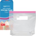 Amazon Basics Reclosable Gallon Food Storage Bags, BPA Free, 120 Count - Image 4