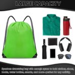 Drawstring Backpack Bulk 6 PCS, Drawstring Bags String Backpack Cinch Sack Gym Bags for Sport Trip Beach Swimming, 6 Color - Image 5