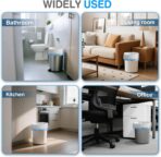 Charmount Small Trash Bags 4 Gallon, 200 Count Drawstring Mini Garbage Bags, Plastic Trash Can Liners for Bathroom Accessories, Bedroom, Dorm Room Essentials, Office - Image 6