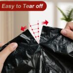 O2frepak 33 Gallon Drawstring Tall Kitchen Trash Bags,Clean Fresh Scent and Heavy Duty Garbage Bags(30 Count,80x100cm) - Image 4