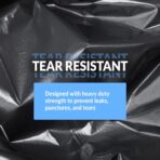 Reli. SuperValue 40-45 Gallon Trash Bags | 125 Count | Made in USA | Heavy Duty | Black Multi-Use Garbage Bags - Image 7