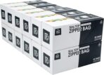 24/7 Bags- Sandwich Zip Storage Bags, 600 Count, Single Zipper Seal, Easy Grip Open Tabs, Write-On Space, BPA-Free & Heavy Duty, Microwave Safe, Non-StandUp - Image 2