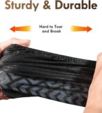 Recycable Shoe Covers Disposable - Black Shoe Covers for Indoors,50Pcs Booties for Shoe cover,Fits Up To 11 US Men and 13 US Women Size,Recyclable Non-Woven Fabric - Image 5