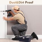 Recycable Shoe Covers Disposable - Black Shoe Covers for Indoors,50Pcs Booties for Shoe cover,Fits Up To 11 US Men and 13 US Women Size,Recyclable Non-Woven Fabric - Image 7