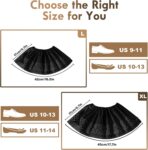 Recycable Shoe Covers Disposable - Black Shoe Covers for Indoors,50Pcs Booties for Shoe cover,Fits Up To 11 US Men and 13 US Women Size,Recyclable Non-Woven Fabric - Image 8