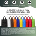 Customizable Tote Bags-100 Ideal for Sales,Business Activities,shopping,Parties,store,advertisement - Image 7