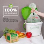 (Include 10 Bonus Bags) ANECO 100% Compostable Waste Bags 2.6 Gallon, Extra Thick Kitchen Small Compost Bags for Countertop Bin, 110 Count (100 + 10 Extra) - Image 4