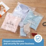 iMailer - 500 Pcs - 9" x 12", Suffocation Warning Self Seal Clear Plastic Poly Bags 1.6 Mil for A4, Letter Sized Documents, Marketing Materials, Clothes-Permanent Glue - Image 6