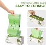 SUPERBIO 4 Gallon Compostable Drawstring Food Scrap Bags,15.1 Liter, 40 Count, 0.9 Mil,Heavy Duty Waste Bags, BPI, Seedling and OK compost INDUSTRIAL - Image 3