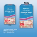 Amazon Basics Reclosable Quart Food Storage Bags, BPA Free, 150 Count - Image 3