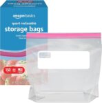 Amazon Basics Reclosable Quart Food Storage Bags, BPA Free, 150 Count - Image 4