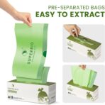 SUPERBIO 13 Gallon Compostable Drawstring Kitchen Waste Bag, 49.2 Liter, 30 Count,1 Mil, Heavy Duty Food Scrap Bags, BPI, Seedling and OK compost INDUSTRIAL - Image 3