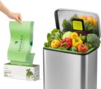 SUPERBIO 13 Gallon Compostable Drawstring Kitchen Waste Bag, 49.2 Liter, 30 Count,1 Mil, Heavy Duty Food Scrap Bags, BPI, Seedling and OK compost INDUSTRIAL - Image 8