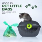 500 Biodegradable Compostable Thank You Plastic Bags - Grocery Shopping Bags with Handles [12" X 6.5" X 22"] Eco Friendly Green Plastic T Shirt Bags for Small Business Restaurant Supplies Retail Store - Image 6