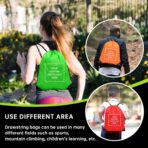 pack of 50 Custom Bags With Your Logo,Drawstring Backpacks Bulk String Bag,Great for Travelling, Gym and for Everyday Use (Custom black) - Image 6