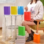 SUNCOLOR 24-Pack Rainbow Gift Bags with Handles, 8" Multi-Color Paper Party Favor Bags for Goodies. Birthdays, Events, Classrooms & Celebrations - Image 7