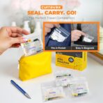 Pill Pouch Bags for Travel Pack of 400 - BPA Free 3 x 2.75 inch Pill Pouch - Pill Pouches for Medicine with Write on Label –Clear Ziplock Pill Baggies for Travel Medicine Organizer - Image 5