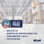 Plasticplace Contractor Trash Bags 55-60 Gallon │ 3.0 Mil │ Black Heavy Duty Garbage Bag │ 38” x 58” (32 Count) - Image 9