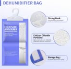 CLEVAST Moisture Absorbers Packets 10 Pack, Dehumidifier Bags for Closet, Unscented Hanging Humidity Absorber in Wardrobes, Bedrooms, Bathrooms(Net Wt. 230g/Pack) - Image 4