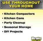 Brute Super Tuff Heavy Duty 2.2 MIL Kitchen Compactor Bags, Twist Tie Closure, White, Clean Fresh Scent with Odor Protect Technology, 20 Gallon, 20 Count - Image 7