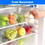 Plastic Produce Bags Roll, 10" x 14" Plastic Bags for Food, Fresh-Keeping Clear Food Bag for Fruit, Vegetable, Bread, Refrigerator Storage, Kitchen, Supermarket, 1 Roll 400 Storage Bag - Image 4