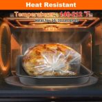 Plastic Produce Bags Roll, 10" x 14" Plastic Bags for Food, Fresh-Keeping Clear Food Bag for Fruit, Vegetable, Bread, Refrigerator Storage, Kitchen, Supermarket, 1 Roll 400 Storage Bag - Image 5