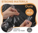 SUREHOME Cellophane Bags, 100 Pack Clear Gift Bag Cellophane Treat Bags with Ties 6x10 Inch Plastic Small Cello Candy Bag for Birthday Party Favors Goodie valentines Cookies Bakery Snack Popcorn Wraps - Image 8