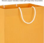 Hallmark Recyclable Gift Bag Assortment (8 Bags: 3 Small 6", 3 Medium 9", 2 Large 13") Pastel Blue, Pink, Yellow, Purple, Orange, Green for Birthdays, Easter, Baby Gifts, Bridal Showers - Image 5