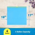 300 Count 15 Micron Extra Thick 4 Gallon Drawstring Small Trash Bags, Sturdy & Tear-Resistant Small Garbage Bags for Bathroom, Office, Bedroom & Kitchen - Image 4