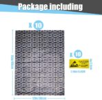 Open Top Antistatic Bag,10pcs 12X16in/30x40cm Large ESD Anti Static Bags for Motherboard Video Card LCD Screen with Anti-Static Labels - Image 4