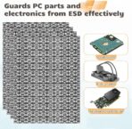 HRX Package 20pcs Large Premium Anti Static Bags with Antistatic Sticker, 12 X 16 inches Open Top ESD Shielding Anti-static Bag for Motherboard SSD HDD Hard Drive - Image 6