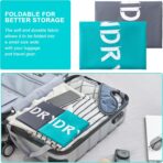 2 Pack XL Travel Laundry Bag, Machine Washable Dirty Clothes Organizer with Drawstring,Large Enough to Hold 4 Loads of Laundry, Easy Fit a Laundry Hamper or Basket Travel Essentials 24" x 36" - Image 5