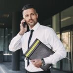 Fireproof Waterproof Money Document Bag - 15"x 11" Safe Zipper Bags with Reflective Strip, Fire & Water Proof Storage Organizer Pouch for Important Documents Holder,File,Cash,Passport,Tablet (Black) - Image 7