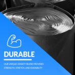 Reli. 55-60 Gallon Trash Bags Heavy Duty | 50 Bags | 50-60 Gallon | Large Black Garbage | Made in USA - Image 4