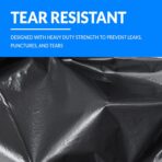 Reli. 55-60 Gallon Trash Bags Heavy Duty | 50 Bags | 50-60 Gallon | Large Black Garbage | Made in USA - Image 7