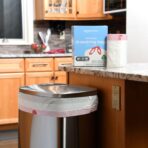 Amazon Basics 13 Gallon Tall Kitchen Drawstring Trash Bags, Clean Fresh Scent, 10% Post Consumer Recycled Material, 80 Count - Image 6