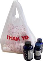 TashiBox 1000 Ct plastic bags/Shopping Bags/Thank You Bags/Reusable and Disposable Grocery Bags - Measures 11.5" X 6.25" X 21", 15mic, 0.6 Mil - Image 3