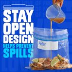 Ziploc Gallon Food Storage Freezer Bags, Stay Open Design, Easy to Fill, 66 Count (Packaging May Vary) - Image 9