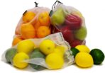 Earthwise Reusable Mesh Produce Bags - Washable Set of 9 Premium Bags, TRANSPARENT Lightweight, Strong SEE-THROUGH Mesh for shopping, transporting and storing fruits and veggies. - Image 6