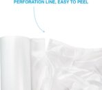 LDPE Produce Bags on a Roll, 11" x 14", 40 Micron, Clear Food Storage Bags for Fruits, Vegetables, Bread & Meat, 388 Count (4 Rolls, 97 Bags per Roll) - Image 5