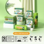 GreFusion Compostable Trash Bags for Kitchen Compost Bin 1.2 Gallon,150 Count,Compost Bags Small for Food Scrap Waste Bags for Countertop Bin Certified by BPI,ASTM D6400 and OK Compost - Image 8