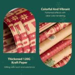 MESHA Christmas Gift bags 24Pcs 8.6x7x3.3'' Kraft Paper Bags with Handles Bulk for Gifts Holiday Xmas Goodie, Party Favors, Candy, Treat - Image 5