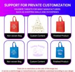 Custom Tote Bags10/50/100Pack,promotional items with your logo,Personalized Shopping Bags,15 * 12 * 4Inch reusable tote bags with handles - Image 4