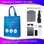 Custom Tote Bags10/50/100Pack,promotional items with your logo,Personalized Shopping Bags,15 * 12 * 4Inch reusable tote bags with handles - Image 5