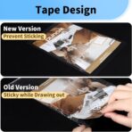 Cellophane Bags 6x9 - Acid Free 1.57 mil (Single Side) Thick Heavy Duty Poly Bags 6x9 Self Adhesive Clear Paper Sleeves Protector Clear Plastic Sleeves for Photo Paper Cardstock, 25 Pack - Image 4