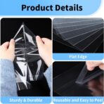 Cellophane Bags 6x9 - Acid Free 1.57 mil (Single Side) Thick Heavy Duty Poly Bags 6x9 Self Adhesive Clear Paper Sleeves Protector Clear Plastic Sleeves for Photo Paper Cardstock, 25 Pack - Image 6