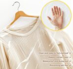 Gretchin 40 Pack Garment Bags - Set of 40, 60x90cm Plastic Dry Cleaning Bags for Hanging Clothes Storage - Image 4