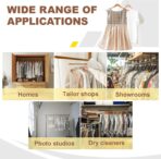 Gretchin 40 Pack Garment Bags - Set of 40, 60x90cm Plastic Dry Cleaning Bags for Hanging Clothes Storage - Image 7